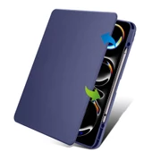 Apple iPad Pro 13 2024 Kılıf Termik Kalem Bölmeli Dönebilen Standlı Kılıf thumbnail 4