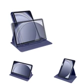 Samsung Galaxy Tab A9 Kılıf Termik Kalem Bölmeli Dönebilen Standlı Kılıf thumbnail 11