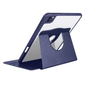 iPad Air 10.9 2022 (5.Nesil) Kılıf Termik Kalem Bölmeli Dönebilen Standlı Kılıf thumbnail 7