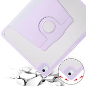 Apple iPad Air 13 2024 Kılıf Termik Kalem Bölmeli Dönebilen Standlı Kılıf thumbnail 2