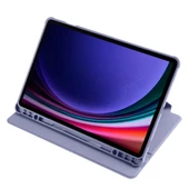 Samsung Galaxy Tab S9 Kılıf Termik Kalem Bölmeli Dönebilen Standlı Kılıf - 11
