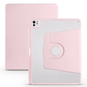 Apple iPad Pro 13 2024 Kılıf Termik Kalem Bölmeli Dönebilen Standlı Kılıf thumbnail 11