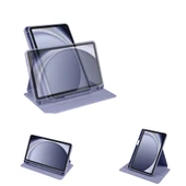 Samsung Galaxy Tab A9 Plus Kılıf Termik Kalem Bölmeli Dönebilen Standlı Kılıf thumbnail 11