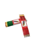 Faber Castell Kurşun Kalem Köşeli Silgili - 12 Adet - 1