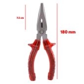 Metal Karga Burnu Tel Bükme Kesme İnşaat Kalıp Çakma Tel Örme Sağlam Kargaburun 180 mm Keski Pense - 2