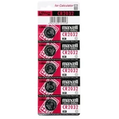 Maxell Cr2032 3v Lityum Düğme Pil 5'li Paket - 1