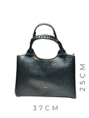 İSOLA El Ve Kol Çantası Olarak Tasarlanmış Suni Deri Bayan Omuz Çantası SL.73634425SYHCRC thumbnail 2