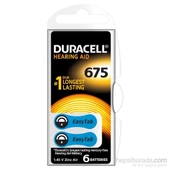 Duracell 675 Numara 6 Lı İşitme Cihazı Pili - 1