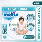 Molfix Premium Ultra Fırsat Paketi 5 Beden 66 Adet thumbnail 1