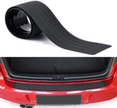 Arka Tampon Üstü Bagaj Eşiği Koruyucu Şerit 90cm Siyah - 1