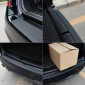 Arka Tampon Üstü Bagaj Eşiği Koruyucu Şerit 90cm Siyah - 6