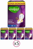 Molped Supernight Gece Hijyenik Ped 16 Lı X 5 Adet - 1