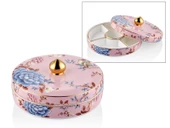 Floral Pink 7 Parça Porselen Kahvaltı Seti, Çerezlik ve Sunumluk 20 Cm - 1