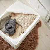 SUMUHOME SKUBB HURÇ SAKLAMA KUTUSU BEYAZ 43X53X19 - 5
