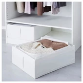 SUMUHOME SKUBB HURÇ SAKLAMA KUTUSU BEYAZ 43X53X19 - 3