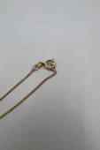 STAR ZIRCON  DESIGN KOLYE (ALTIN KAPLAMA ) - 5