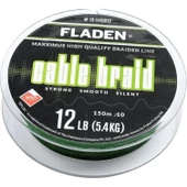Fladen Maxximus Cable Braid 150M Yeşil İp Misina  0.18 mm / 12.7 kg - 1
