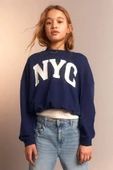 NYC Kız Çocuk Sweatshirt - 1