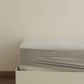 Karaca Home Basıc Gri Fitted Çift Kişilik Çarşaf 160x200x30cm - 1