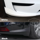 Üniversal Her Araca Uyumlu Esnek Tampon Köşesi Koruma Bandı Tampon Köşe Koruyucu Şerit Yumuşak Bant 2 Parça Beyaz 35 cm - 10