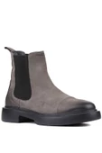 Shoetyle - Gri Nubuk Deri Erkek Chelsea Bot 250-080 - 2