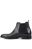 Shoetyle - Siyah Deri Erkek Chelsea Bot 250-201 - 3