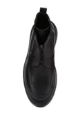 Shoetyle - Siyah Deri Fermuarlı Erkek Bot 250-085 - 9