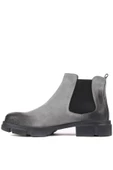 Shoetyle - Gri Süet Deri Erkek Chelsea Bot 250-207 - 3