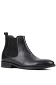Shoetyle - Siyah Deri Erkek Chelsea Bot 250-201 - 2