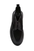 Shoetyle - Siyah Deri, Süet Fermuarlı Erkek Bot 250-085 - 5