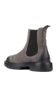 Shoetyle - Gri Nubuk Deri Erkek Chelsea Bot 250-080 - 4