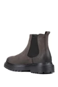 Shoetyle - Gri Nubuk Deri Erkek Chelsea Bot 250-0055 - 4