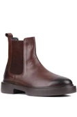 Shoetyle - Kahverengi Deri Erkek Chelsea Bot 250-081 - 2