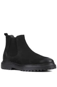 Shoetyle - Siyah Süet Deri Erkek Chelsea Bot 250-0055 - 2