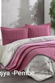 Kristal Casual 7 Parça Çift Taraflı Gelin Seti Fuşya - Pembe - 1