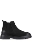 Shoetyle - Siyah Süet Deri Erkek Chelsea Bot 250-0055 - 1
