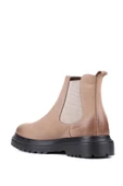 Shoetyle - Bej Nubuk Deri Erkek Chelsea Bot 250-0055 - 4
