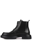 Shoetyle - Siyah Deri Fermuarlı Erkek Bot 250-085 - 7
