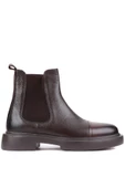 Shoetyle - Kahverengi Deri Erkek Chelsea Bot 250-080 - 1