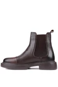 Shoetyle - Kahverengi Deri Erkek Chelsea Bot 250-080 - 3