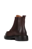 Shoetyle - Kahverengi Deri Fermuarlı Erkek Bot 250-085 - 4