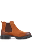 Shoetyle - Taba Süet Deri Erkek Chelsea Bot 250-207 - 1