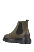 Shoetyle - Haki Nubuk Deri Erkek Chelsea Bot 250-0055 - 4
