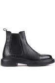 Shoetyle - Siyah Deri Erkek Chelsea Bot 250-080 thumbnail 1