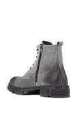 Shoetyle - Gri Süet Deri Bağcıklı Erkek Bot 250-205 - 4
