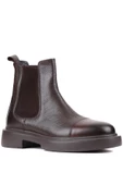 Shoetyle - Kahverengi Deri Erkek Chelsea Bot 250-080 - 2