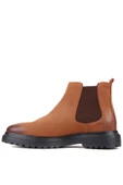 Shoetyle - Taba Nubuk Deri Erkek Chelsea Bot 250-0055 - 3