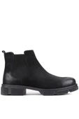 Shoetyle - Siyah Süet Deri Erkek Chelsea Bot 250-207 - 1