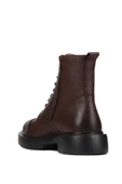 Shoetyle - Kahverengi Deri Fermuarlı Erkek Postal Bot 250-090 - 4