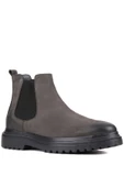 Shoetyle - Gri Nubuk Deri Erkek Chelsea Bot 250-0055 - 2